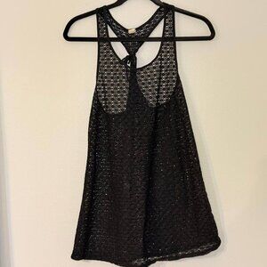 Roxy Womens Swimsuit Bikini Cover Up Dress Size S Black